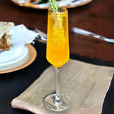 Gold Rim Champagne Glass (Pack Of 6)